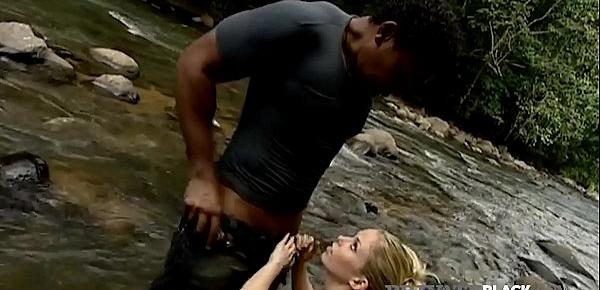  Private Black - Jamie Broks Ass Fucked In River By A BBC!